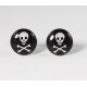 Ohrstecker Totenkopf Cabochon Edelstahl