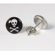 Ohrstecker Totenkopf Cabochon Edelstahl