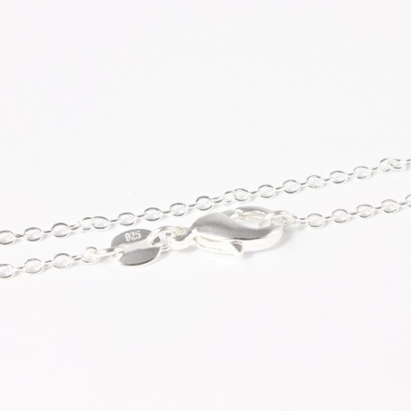 Silberkette (925-Silber) 46 cm/1 mm