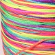 Nylonband Regenbogenfarbe Ø 1 mm zum Basteln
