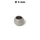 Kugeln Perlen Edelstahl sandgestr. mit Loch Ø 8-6-4- mm zum Basteln für Schmuck