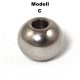 Kugeln Perlen aus Edelstahl mit Loch Ø 8 mm zum Basteln für Schmuck