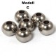 Kugeln Perlen aus Edelstahl mit Loch Ø 8 mm zum Basteln für Schmuck